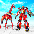 Wild Giraffe Robot Transforming Car Robot Games