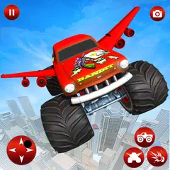 Flying Monster Truck Shooting Game APK 下載