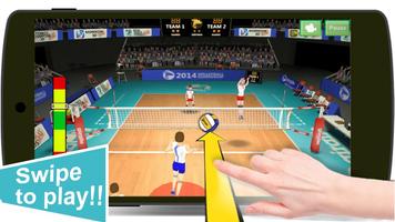 Voleibol 3D captura de pantalla 1