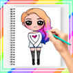 How to Draw Girl Step by Step icône