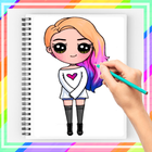 How to Draw Girl أيقونة