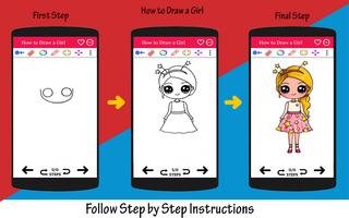 How to Draw Girl Affiche