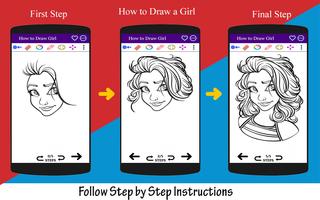 How to Draw Girl capture d'écran 2
