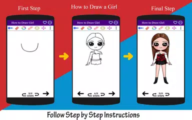 How to Draw Girl Step by Step APK download