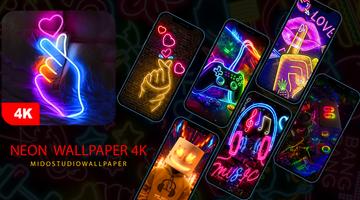 Neon Wallpaper 4K poster