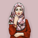 Girly Muslim Wallpaper - Cartoon Hijab APK