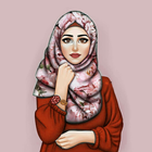 Girly Muslim Wallpaper - Cartoon Hijab icône