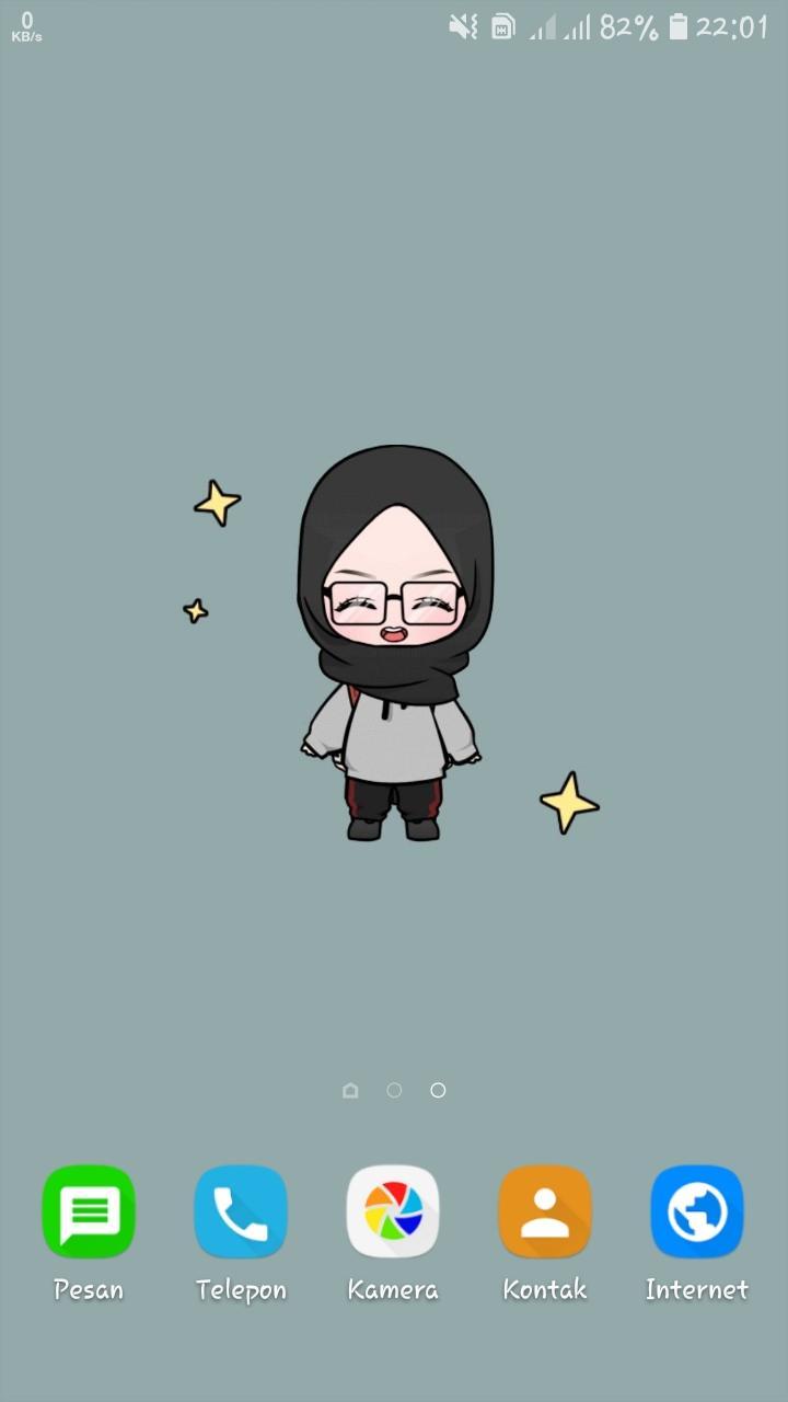 Girly Muslim Wallpaper Cartoon Hijab For Android Apk Download