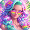 Glitter Girly Wallpaper-icoon
