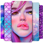 Girly Wallpaper HD - Cute Wallpaper Kawaii 4K icône