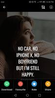 girly quotes Wallpapers (girl backgrounds) Ekran Görüntüsü 3