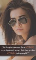 Girl Attitude Status & Quotes Affiche