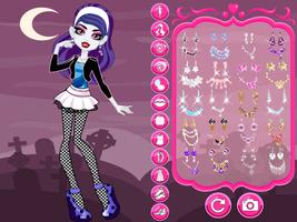 Vampire Girl Dress Up Game capture d'écran 1
