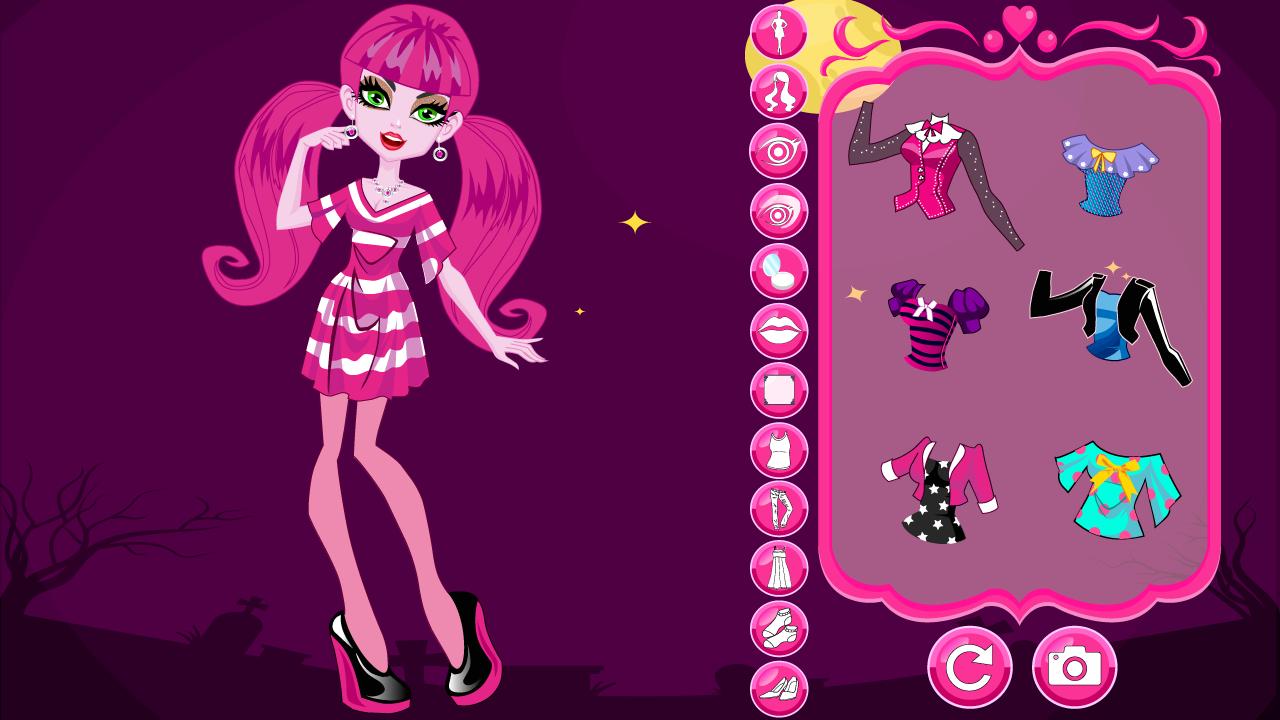Vampire Girl Dress Up Game For Android Apk Download - cute vampire dress roblox