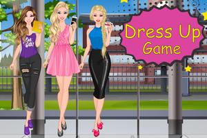 College Student Girl Dress Up โปสเตอร์