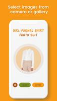 Girl Formal Shirt Photo Suit Affiche