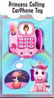 Baby Princess Car phone Toy penulis hantaran