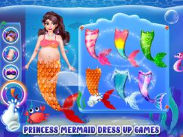 Baby Mermaid Games for Girls پوسٹر