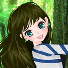 Anime Girl Forest Trip ikona