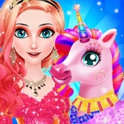 Girl Games: Unicorn & Princess icône