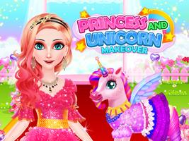 Girl Games: Unicorn & Princess الملصق