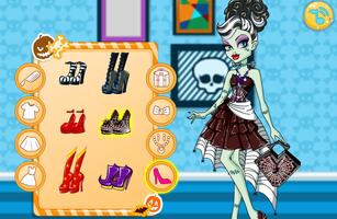 Monster Dolls Fangtastic Fashion Dress Up captura de pantalla 1