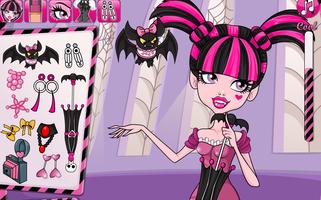 Monster Dolls Fangtastic Fashion Dress Up captura de pantalla 2