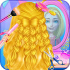 Color Braid Hair Makeup Artist أيقونة