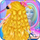 Color Braid Hair Makeup Artist أيقونة