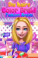 Color Braid Hair Makeup Artist screenshot 1