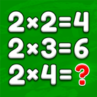 Table de multiplication: math icône