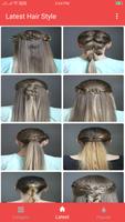 Girls Hairstyle Step by Step Affiche