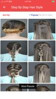 Girls Hairstyle Step by Step capture d'écran 2