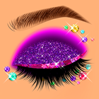 Eye makeup for girls icon