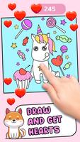 Kawaii coloring: Paint & Color poster