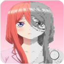 Girly Anime Manga Pixel Art Coloring By Number aplikacja