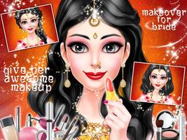 Indian bride spa makeover plakat