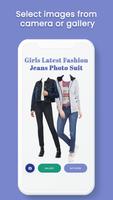 Girls Latest Fashion Jeans Photo Suit poster