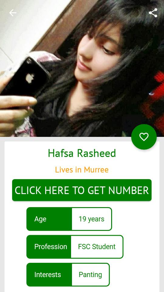 Number pak girl CONTACT NUMBERS