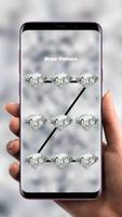 Diamonds Shiny Gems💎 Girly Lock Screen 스크린샷 1