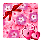 Flowers Pink Flavor 🌸 Girly Lock Screen Wallpaper icône