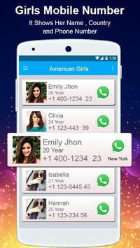 Girls Mobile Numbers:Easy chat Free Phone Numbers скриншот 1.