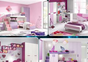 design of girls' rooms. 스크린샷 1