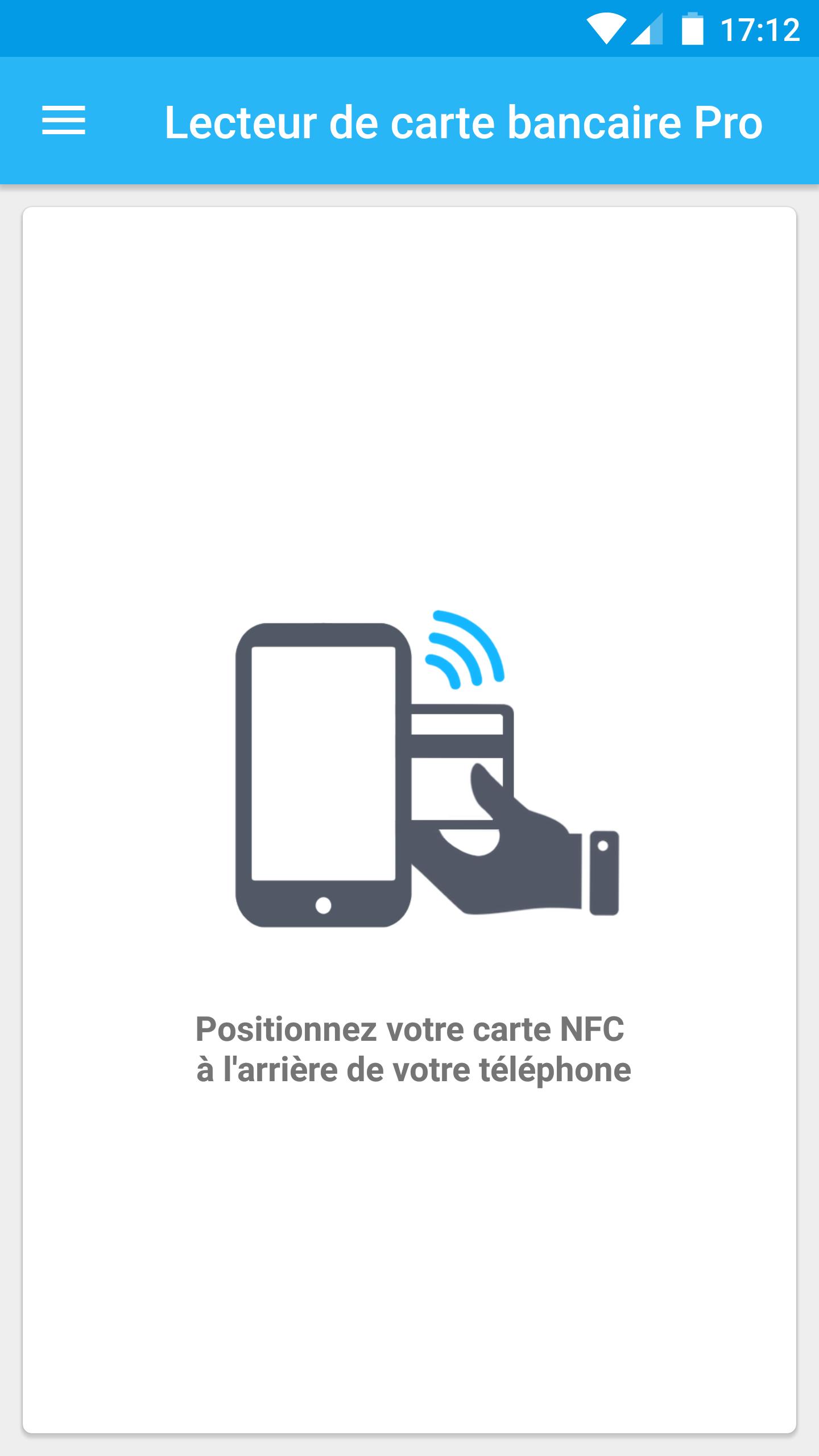 Lecteur carte bancaire NFC Pro Dernière version 5.5.0 pour Android