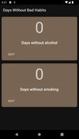 Days without bad habits screenshot 1