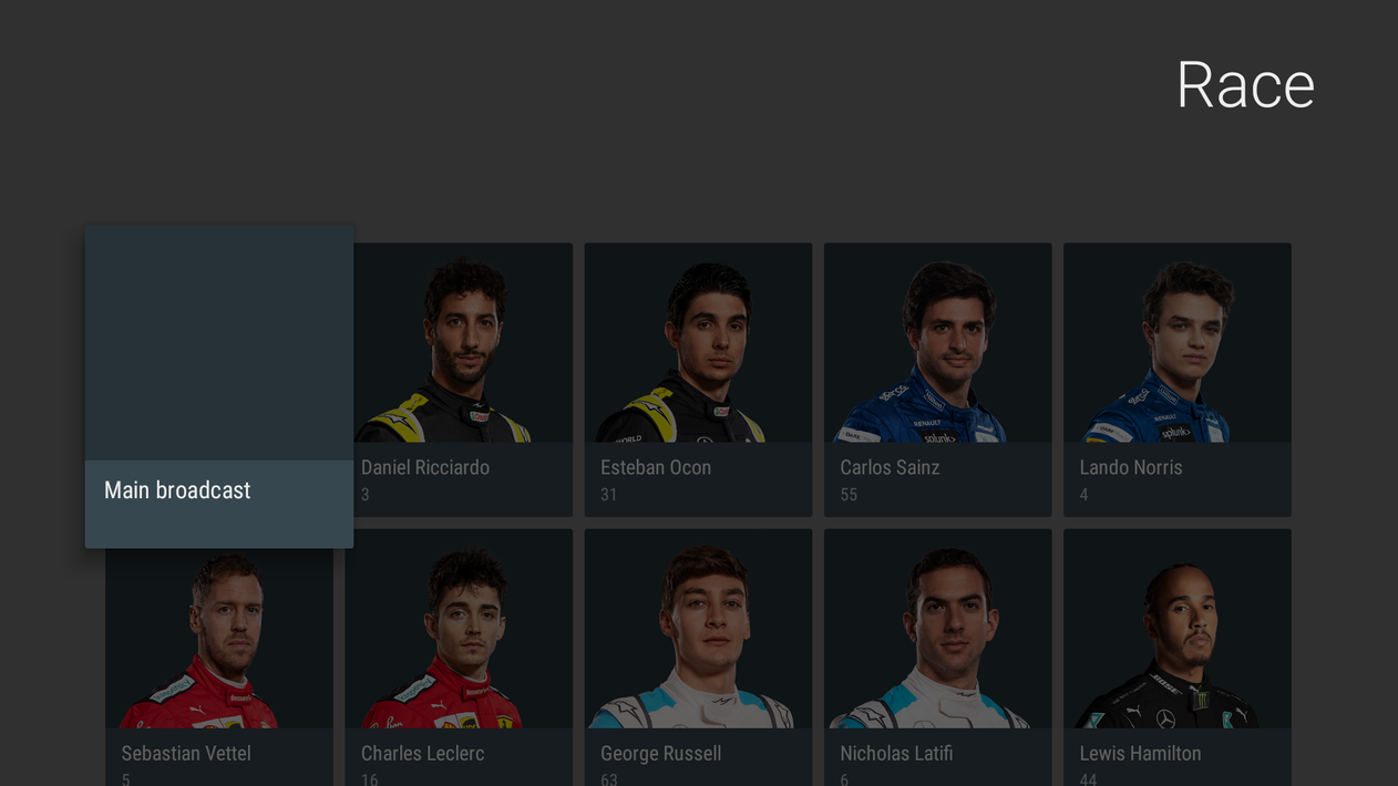 F1TV Viewer for Android TV screenshot 9