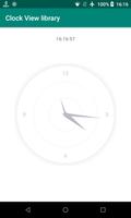 Clock View - Android Library постер