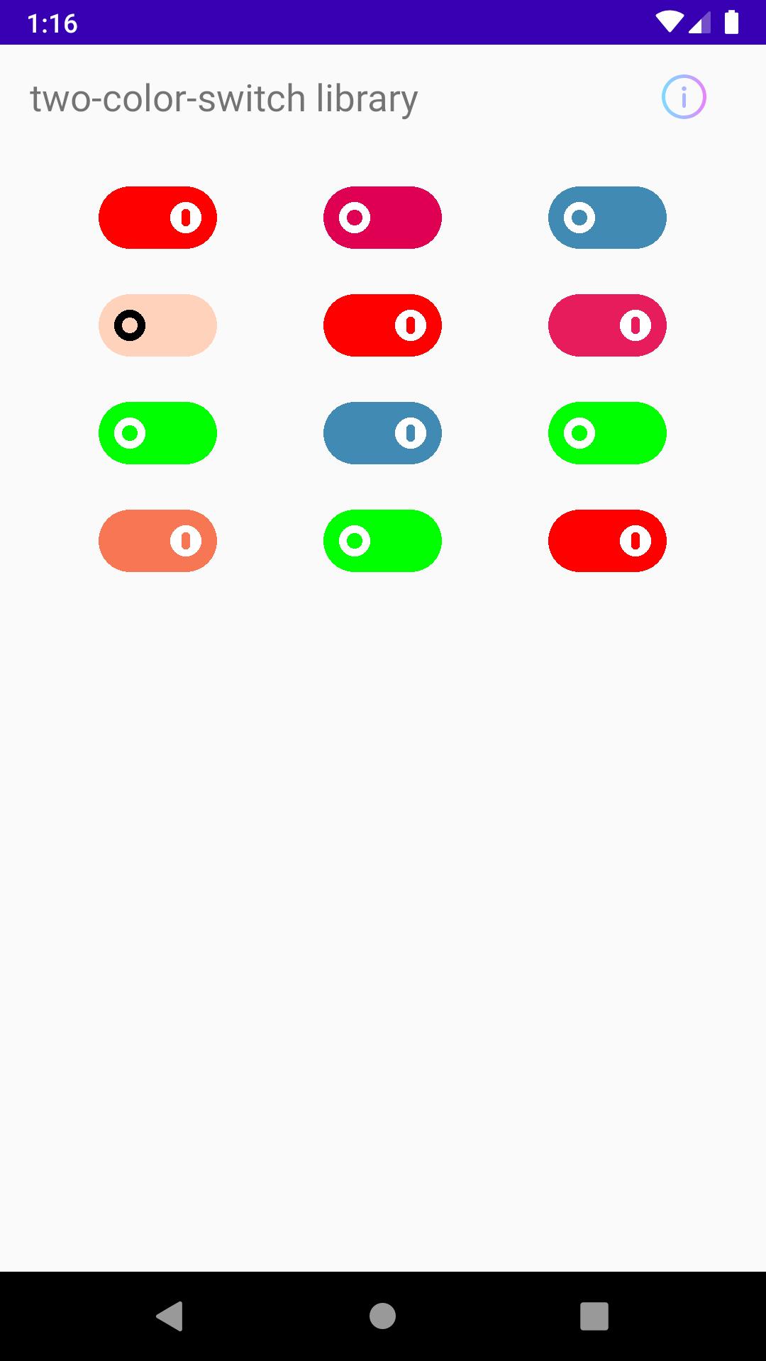 Android switch Android switch
