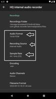 HQ internal audio recorder capture d'écran 1