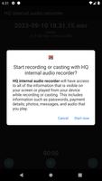 HQ internal audio recorder capture d'écran 2